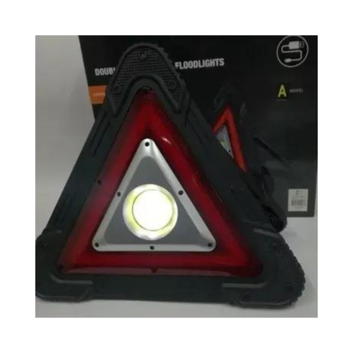 Linterna 1 LED Triángulo Seguridad